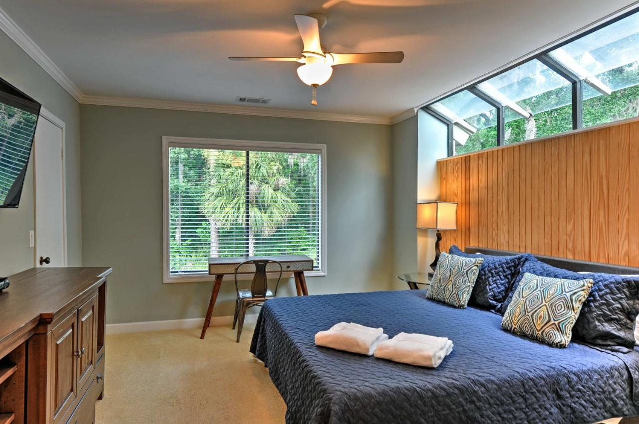 Updated Hilton Head Condo Balcony, Walk To Beach Hilton Head Island Eksteriør billede