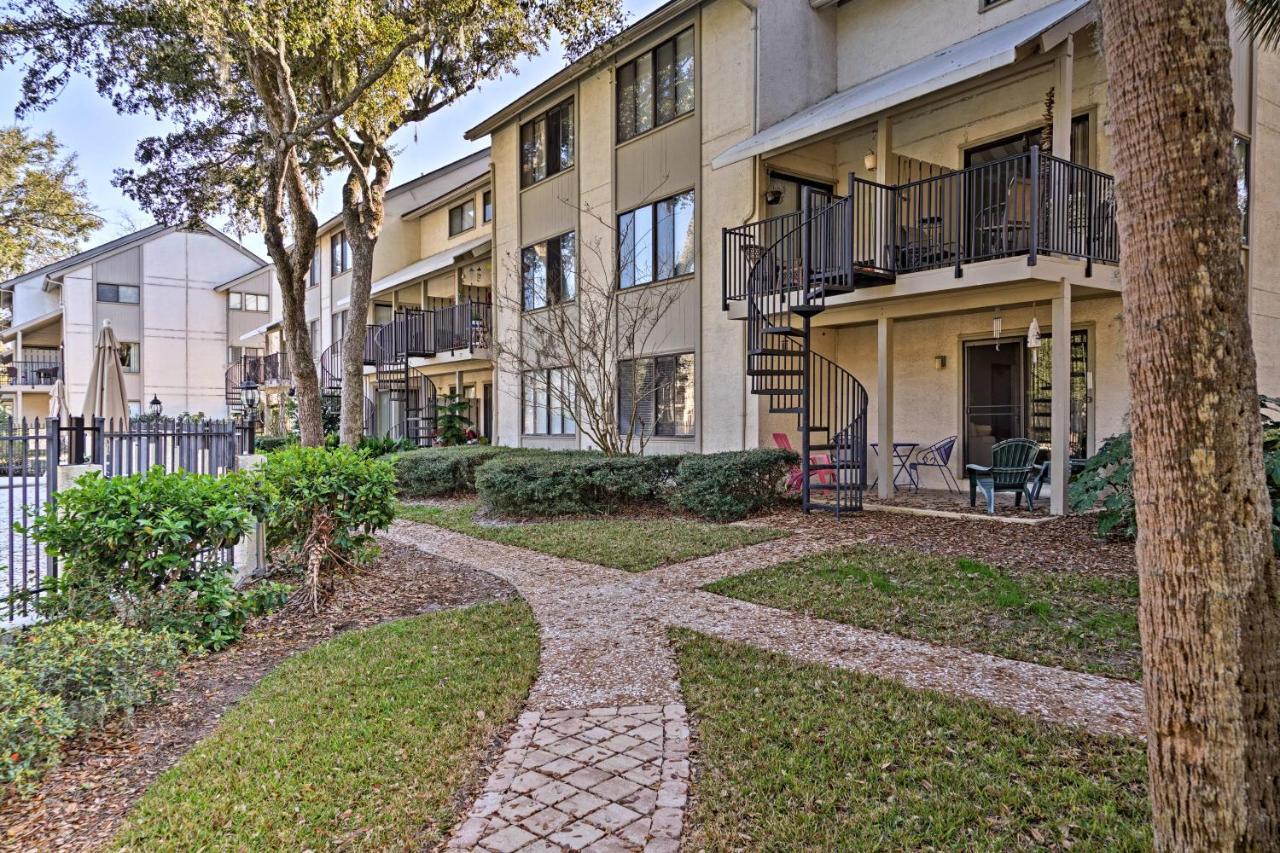 Updated Hilton Head Condo Balcony, Walk To Beach Hilton Head Island Eksteriør billede