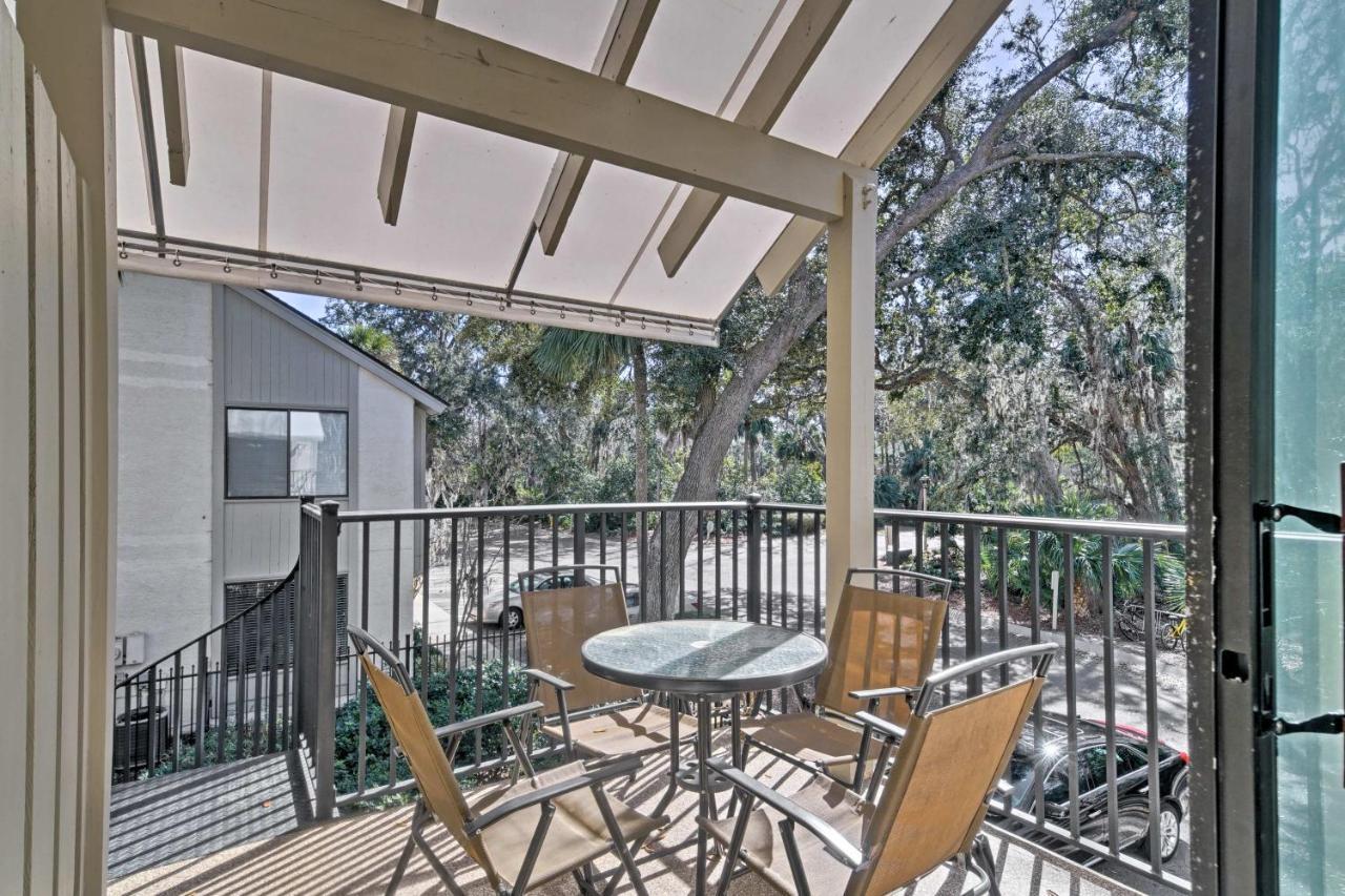 Updated Hilton Head Condo Balcony, Walk To Beach Hilton Head Island Eksteriør billede